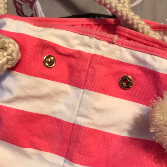 Victoria's Secret | Bags | Victorias Secret Beach Tote With Rope ...